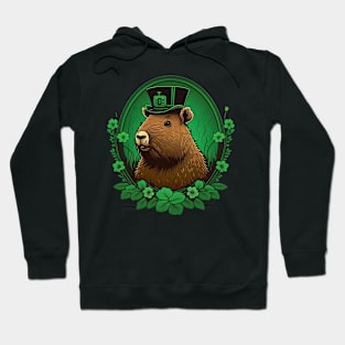 Capybara St. Patrick's Day Hoodie